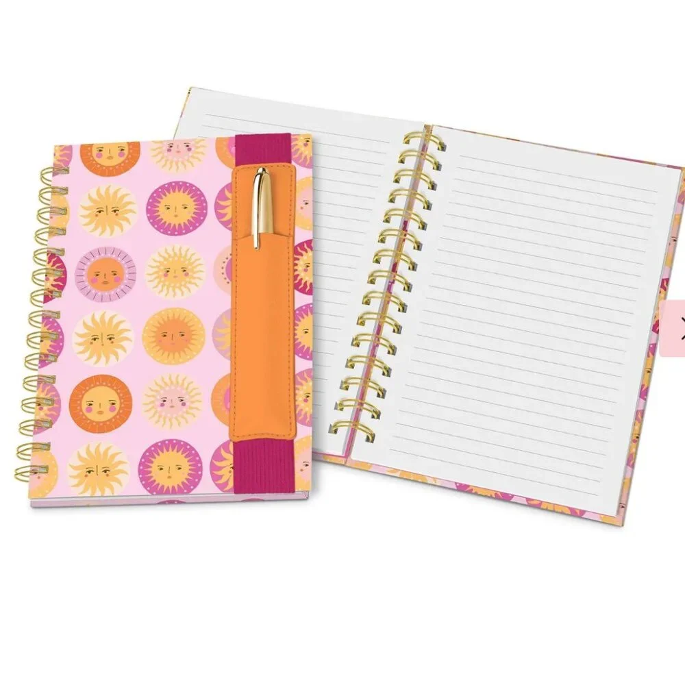 Studio Oh On the Sunny Side Oliver Notebook with Pen Pocket